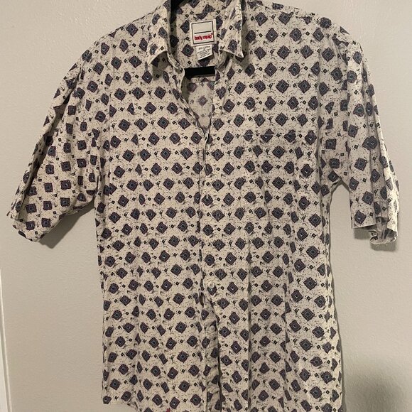 Vintage Abstract Men's Button Down - Picture 1 of 5